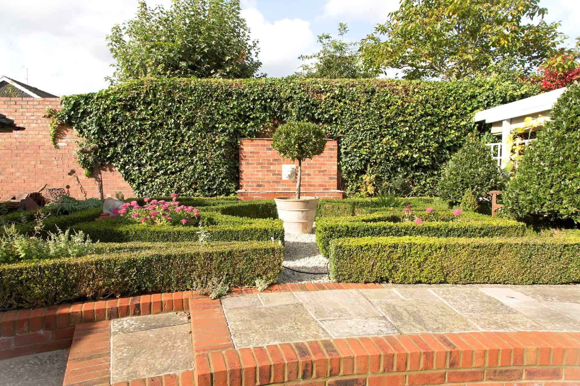 garden with topiary